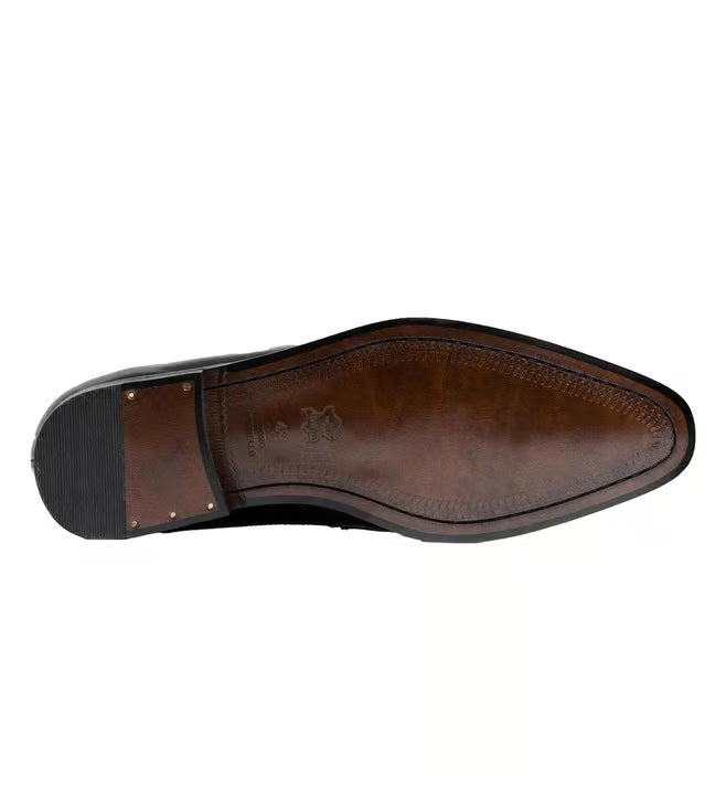 Men's Patrik Norton Brown Monk Strap Shoes