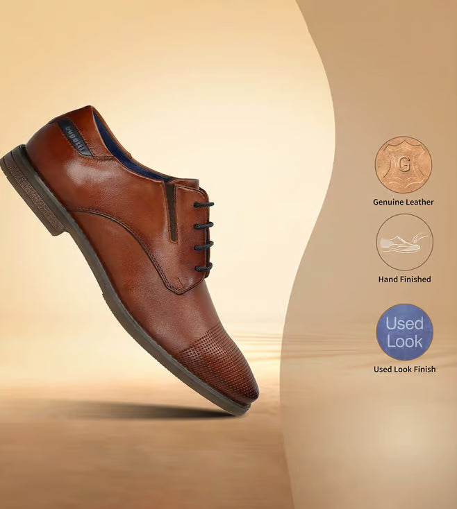 Men's Menello Cognac Derby Shoes
