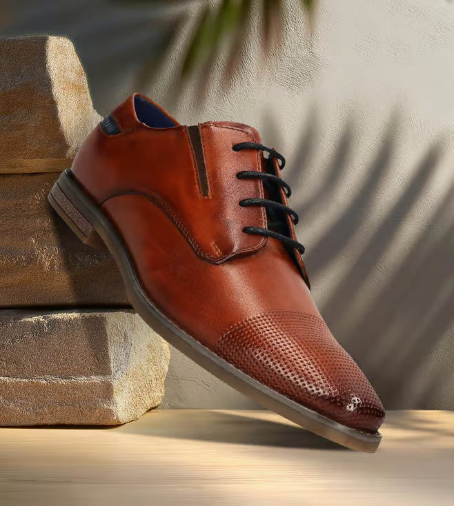 Men's Menello Cognac Derby Shoes