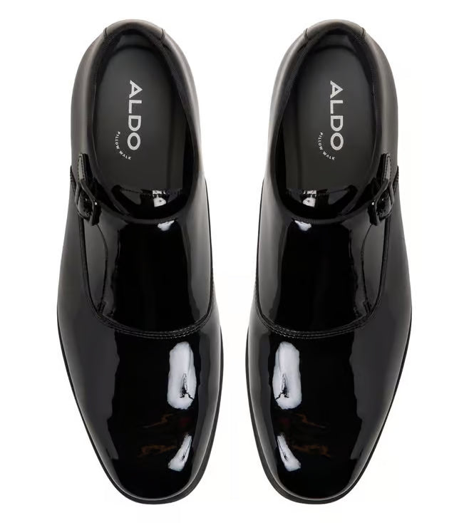ALDO BEJAMINA Black Monk Shoes